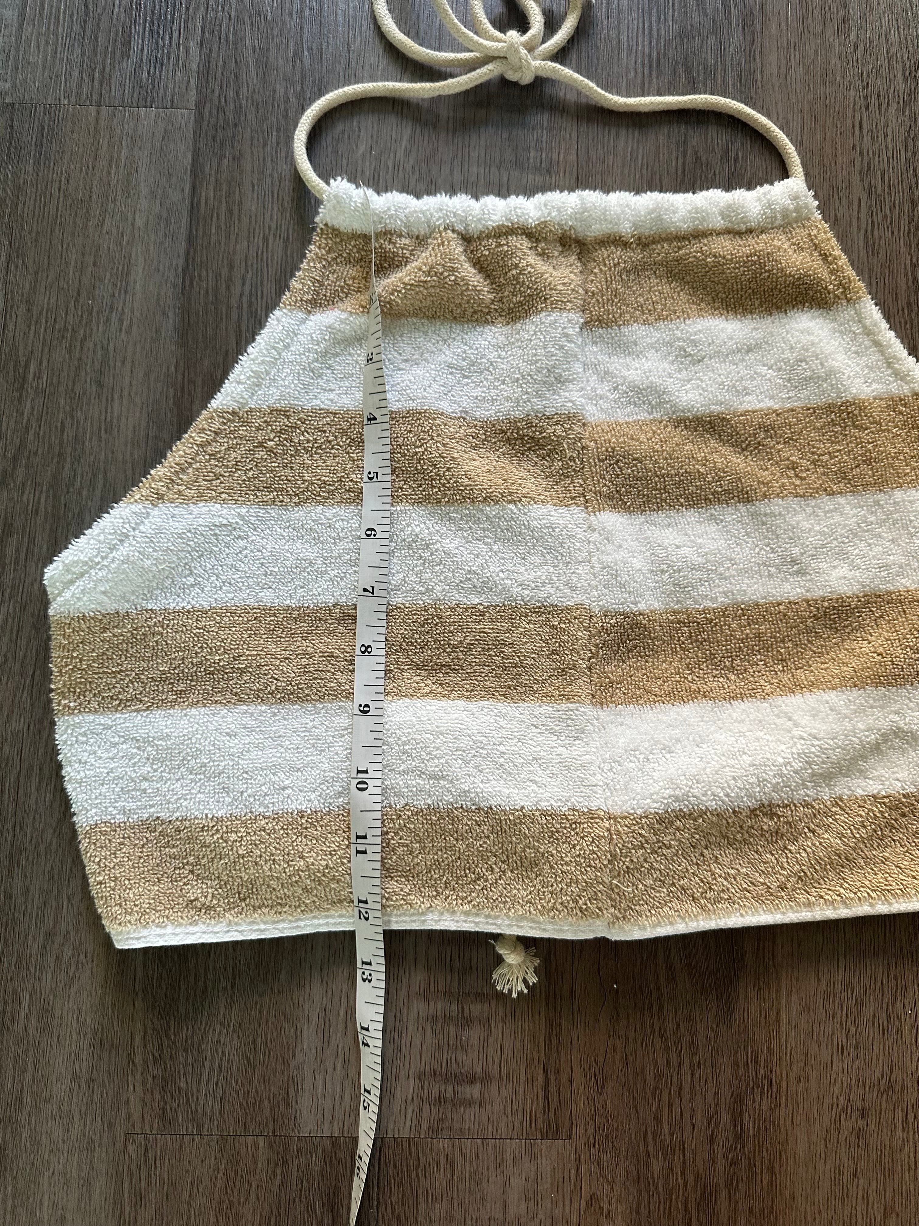 The Striped Towel Halter Top