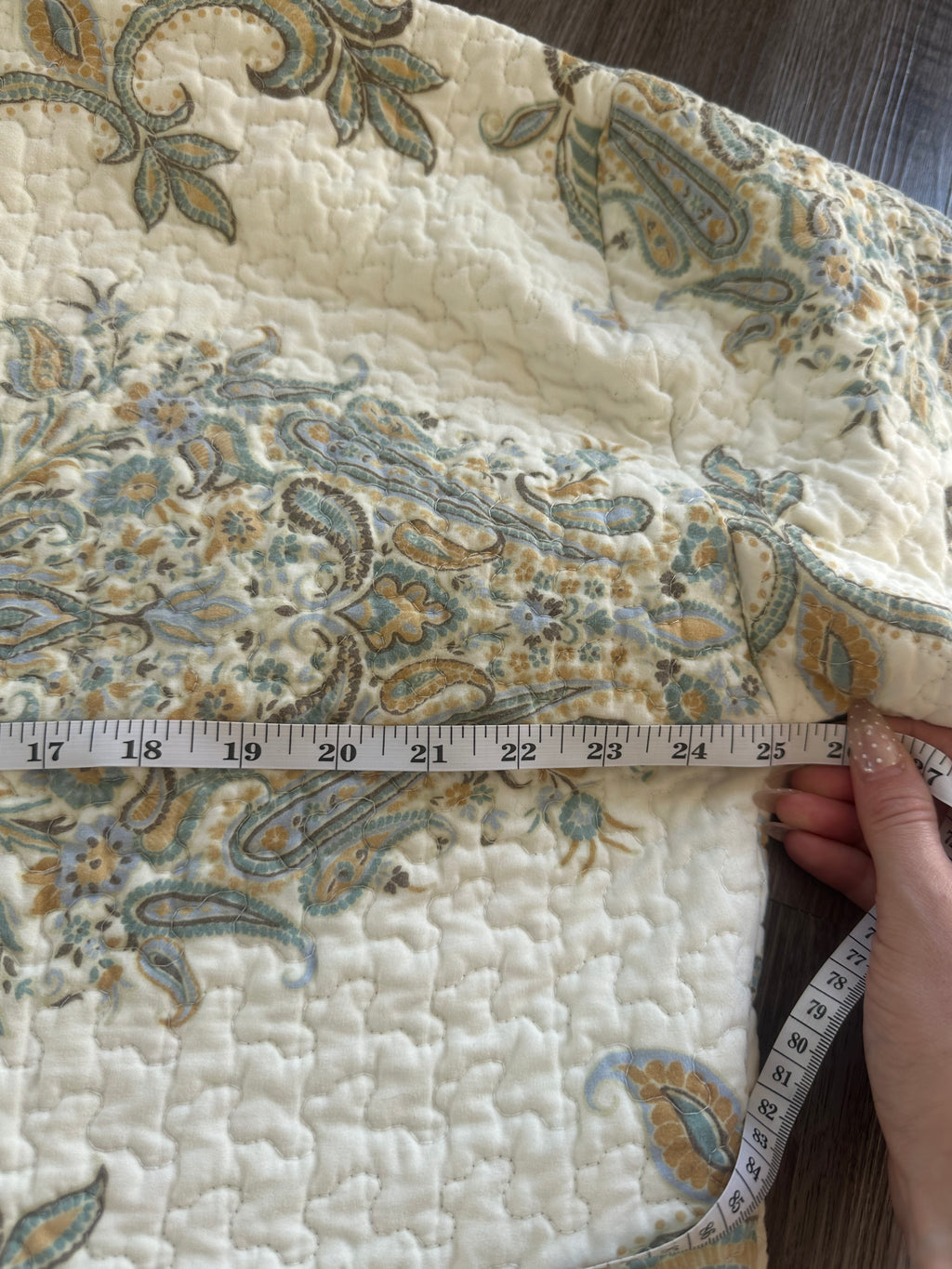 Handmade Quilted Hoodie Sweatshirt