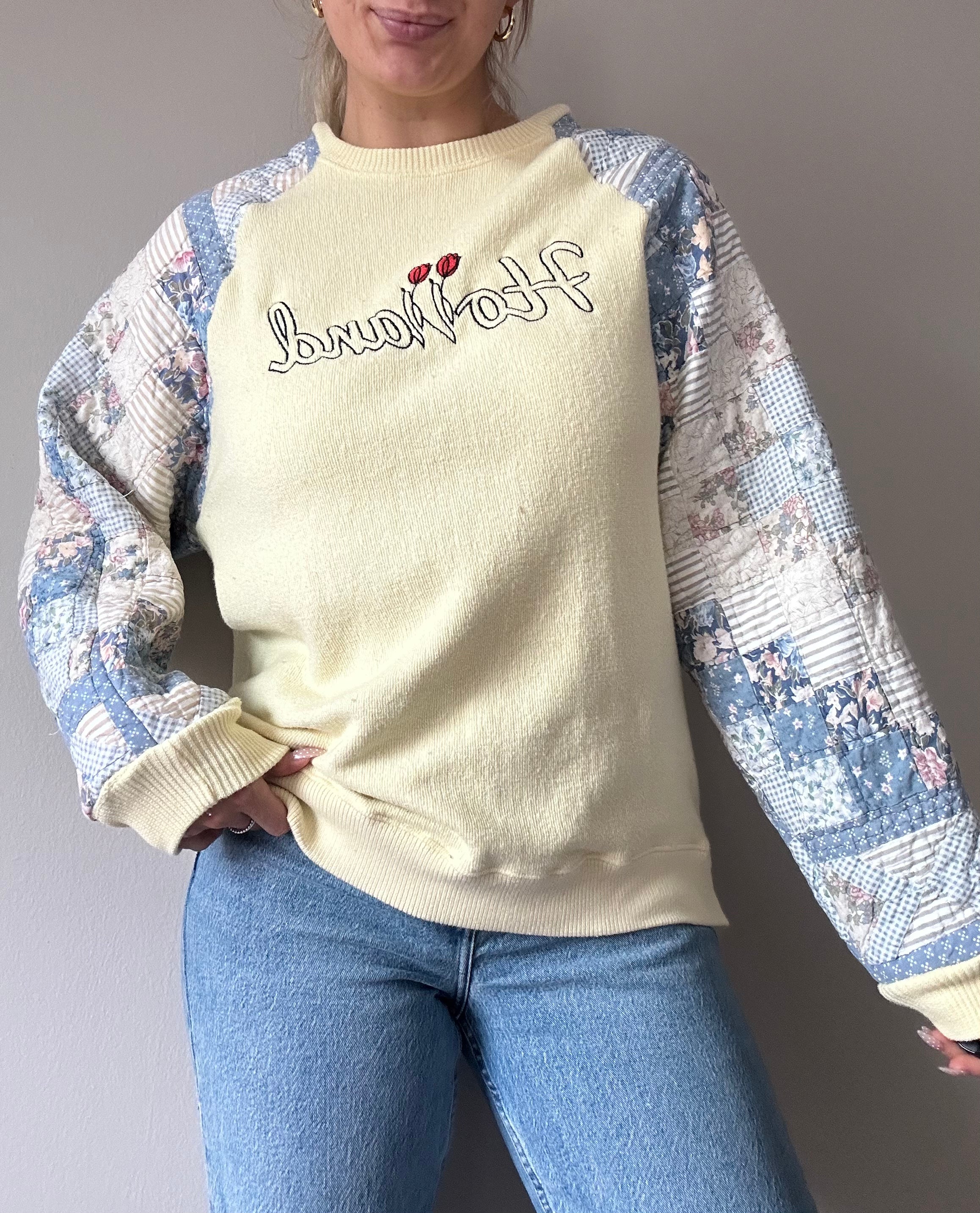 Holland Quilted Sleeve Crewneck