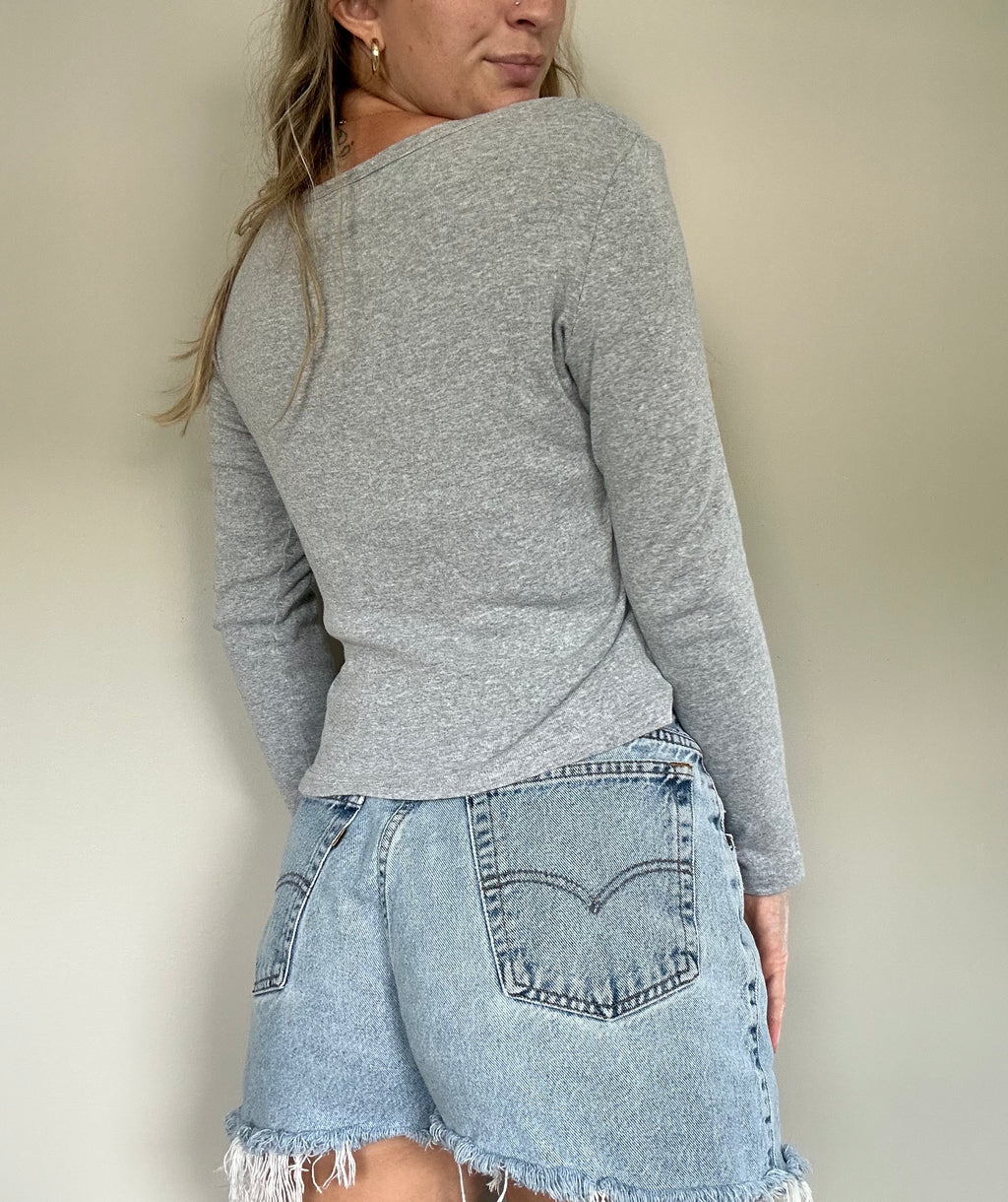 Y2K Mudd Jeans Long Sleeve Top