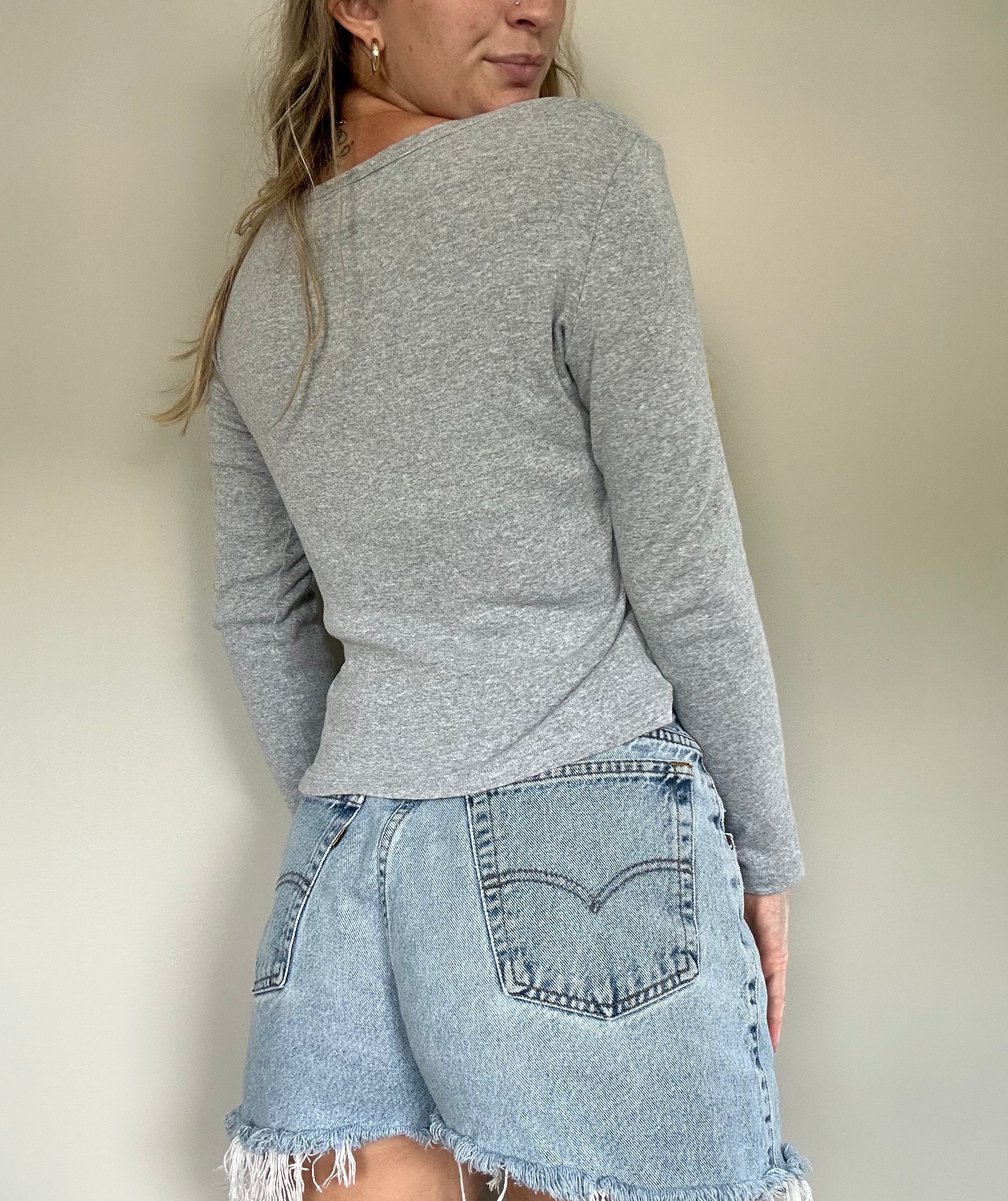 Y2K Mudd Jeans Long Sleeve Top