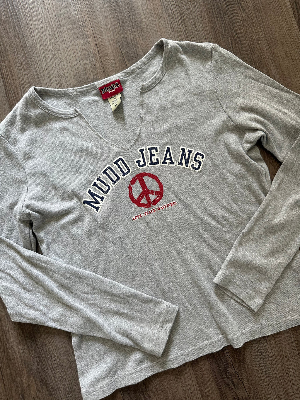 Y2K Mudd Jeans Long Sleeve Top