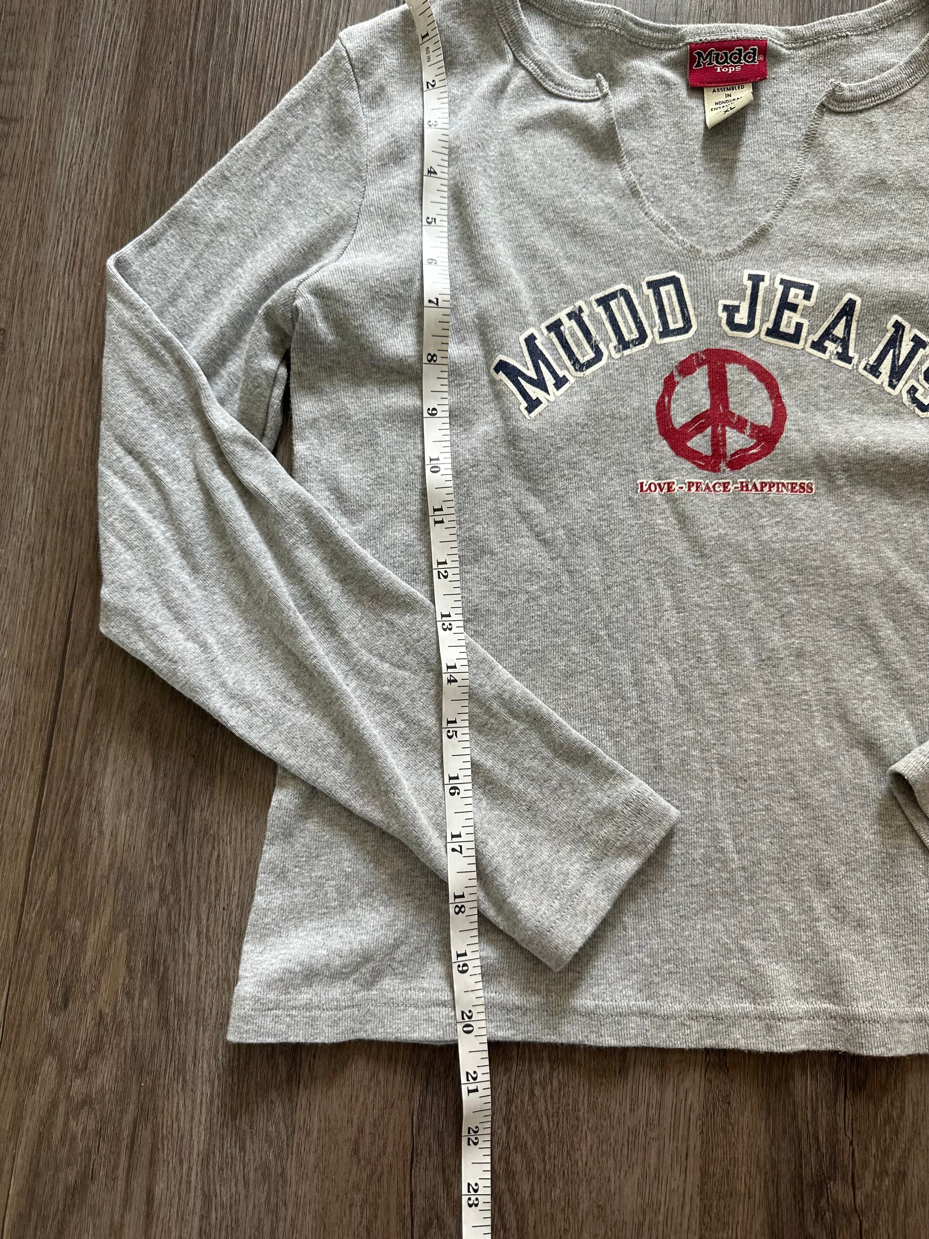 Y2K Mudd Jeans Long Sleeve Top