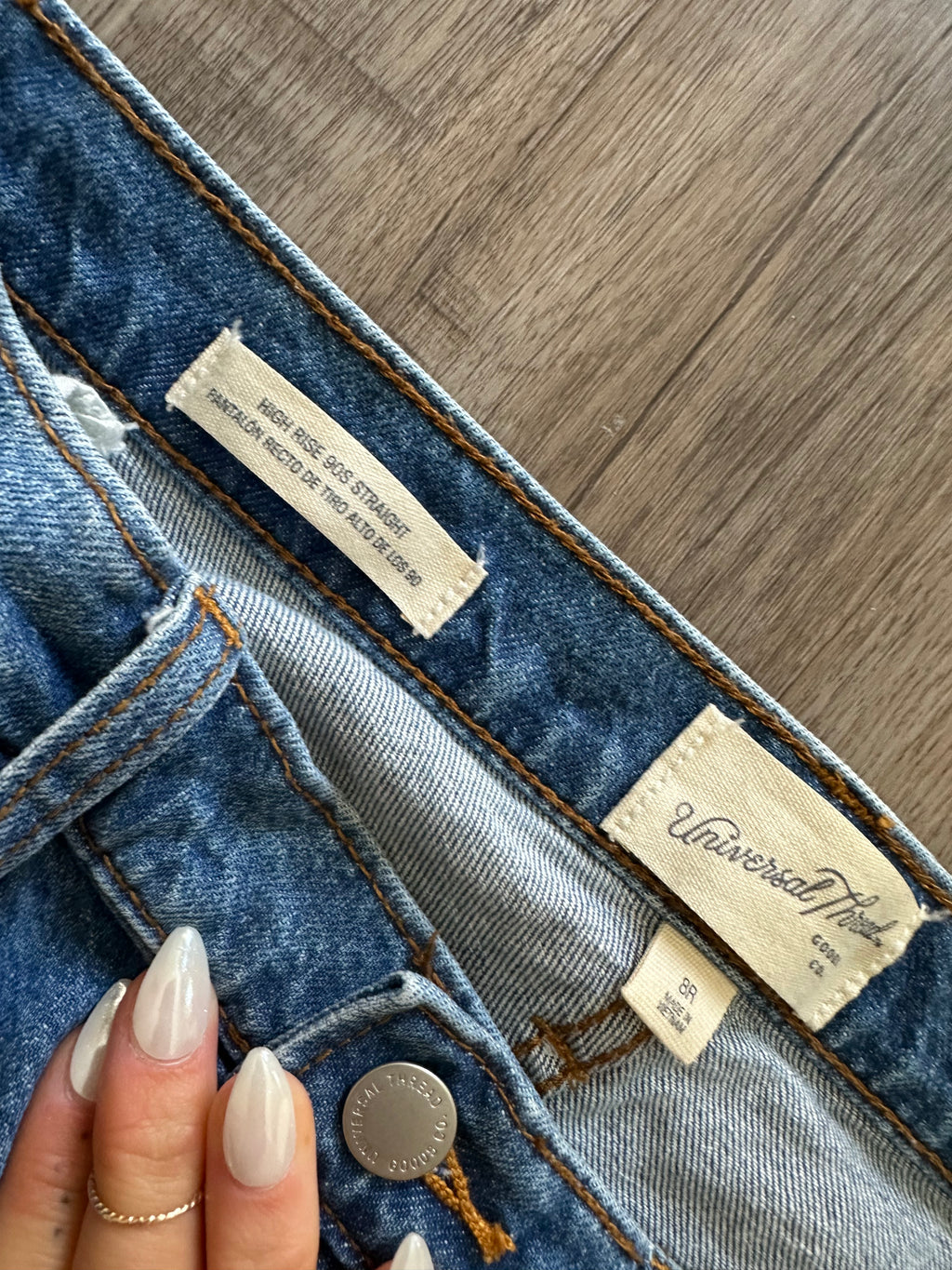 Upcycled Tie Jeans