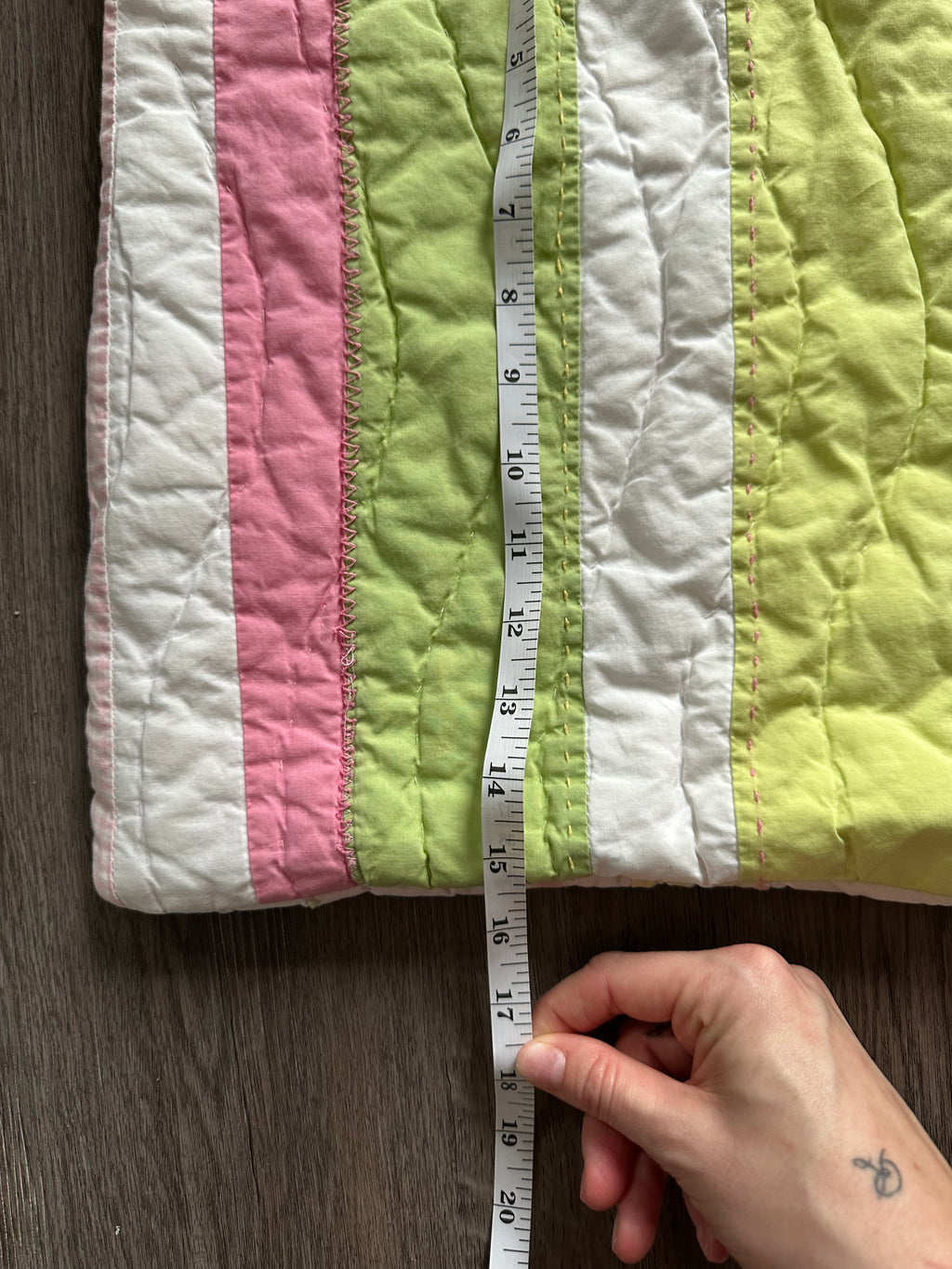 Quilted Handmade Tote Bag