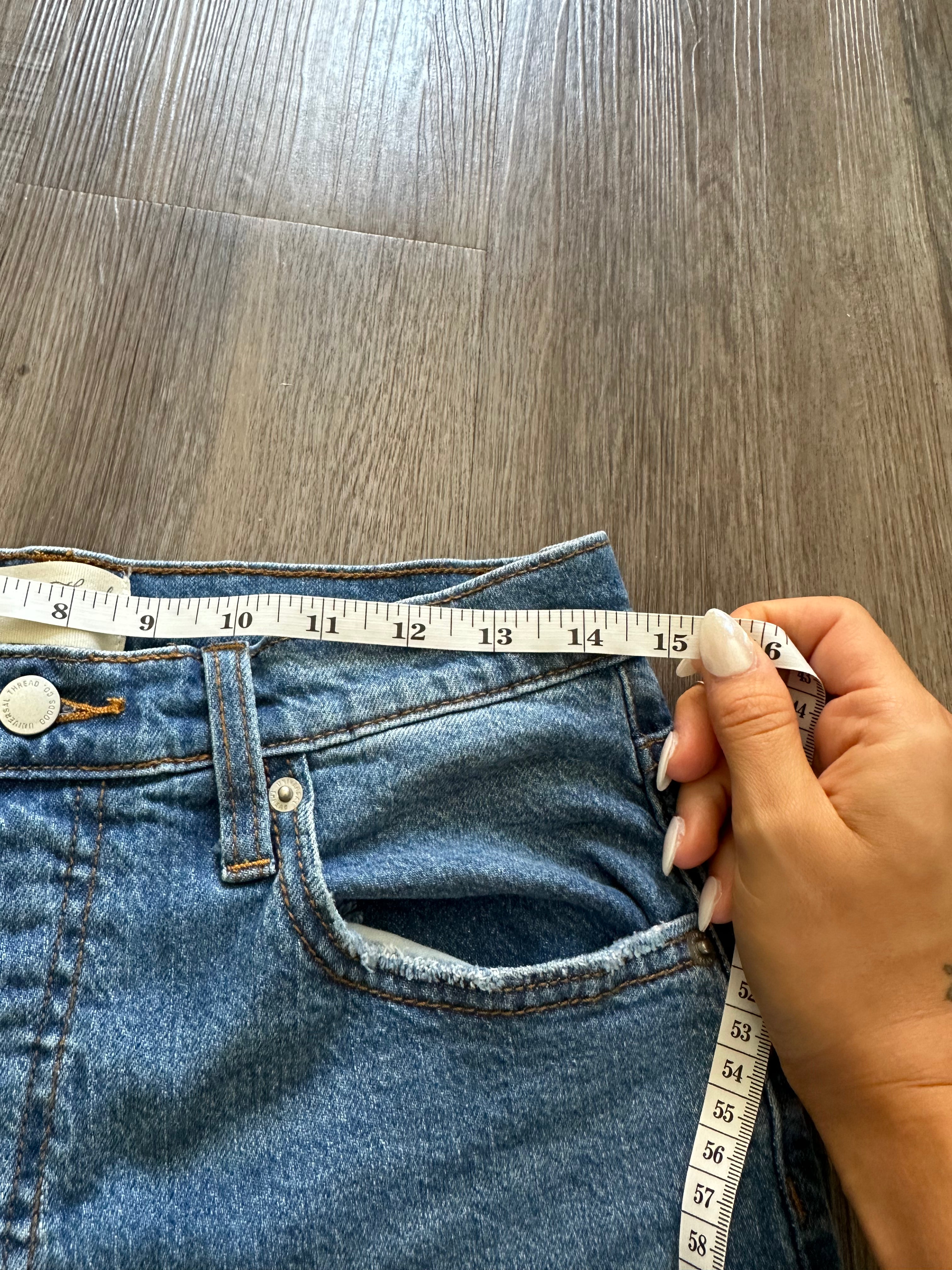Upcycled Tie Jeans