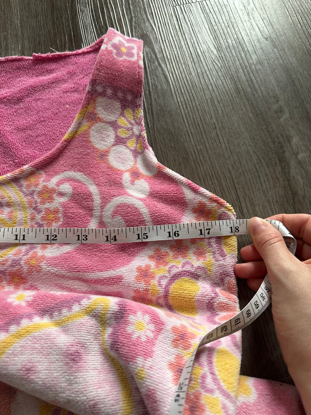 Pink Handmade Towel Dress