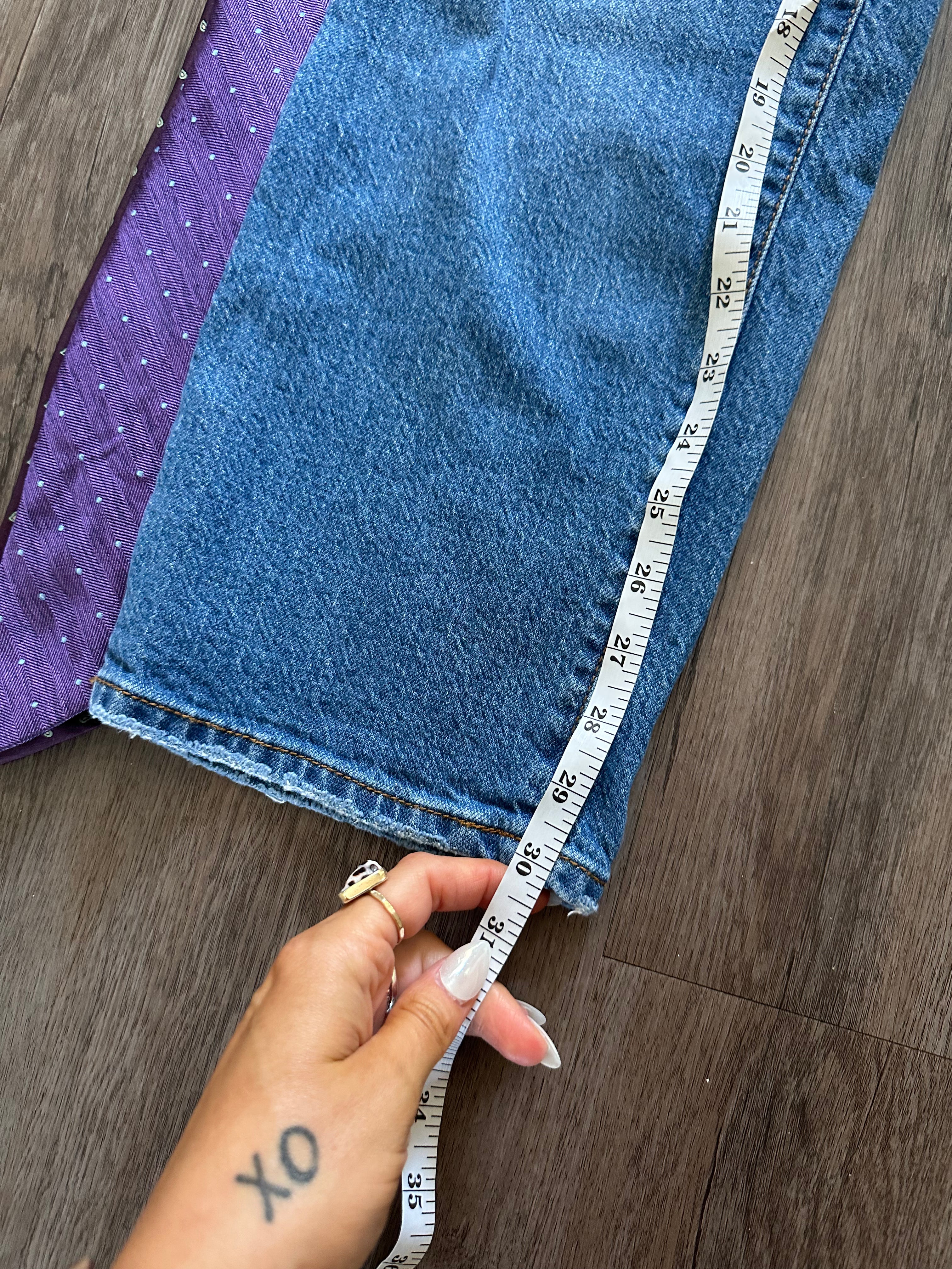 Upcycled Tie Jeans