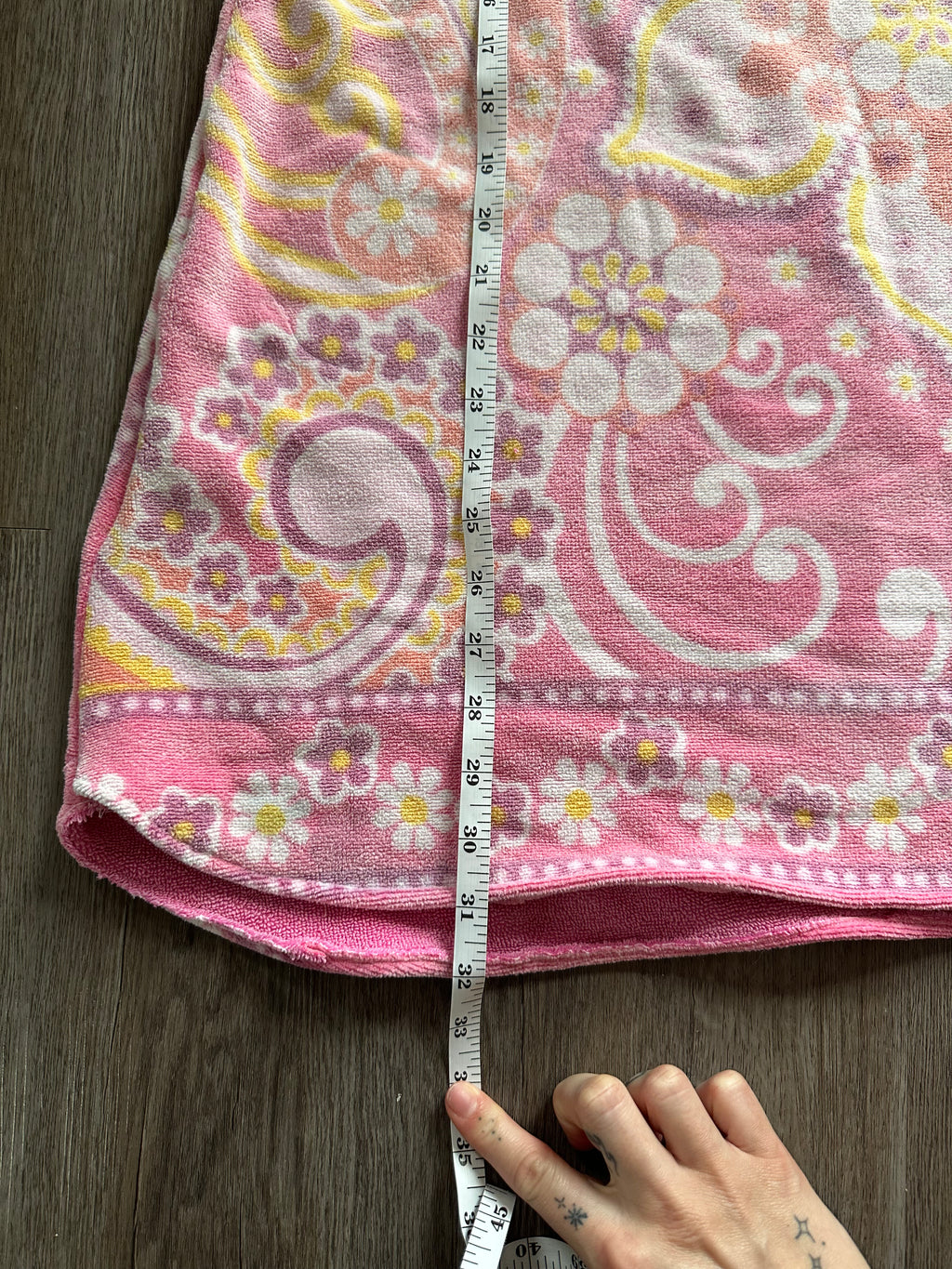 Pink Handmade Towel Dress