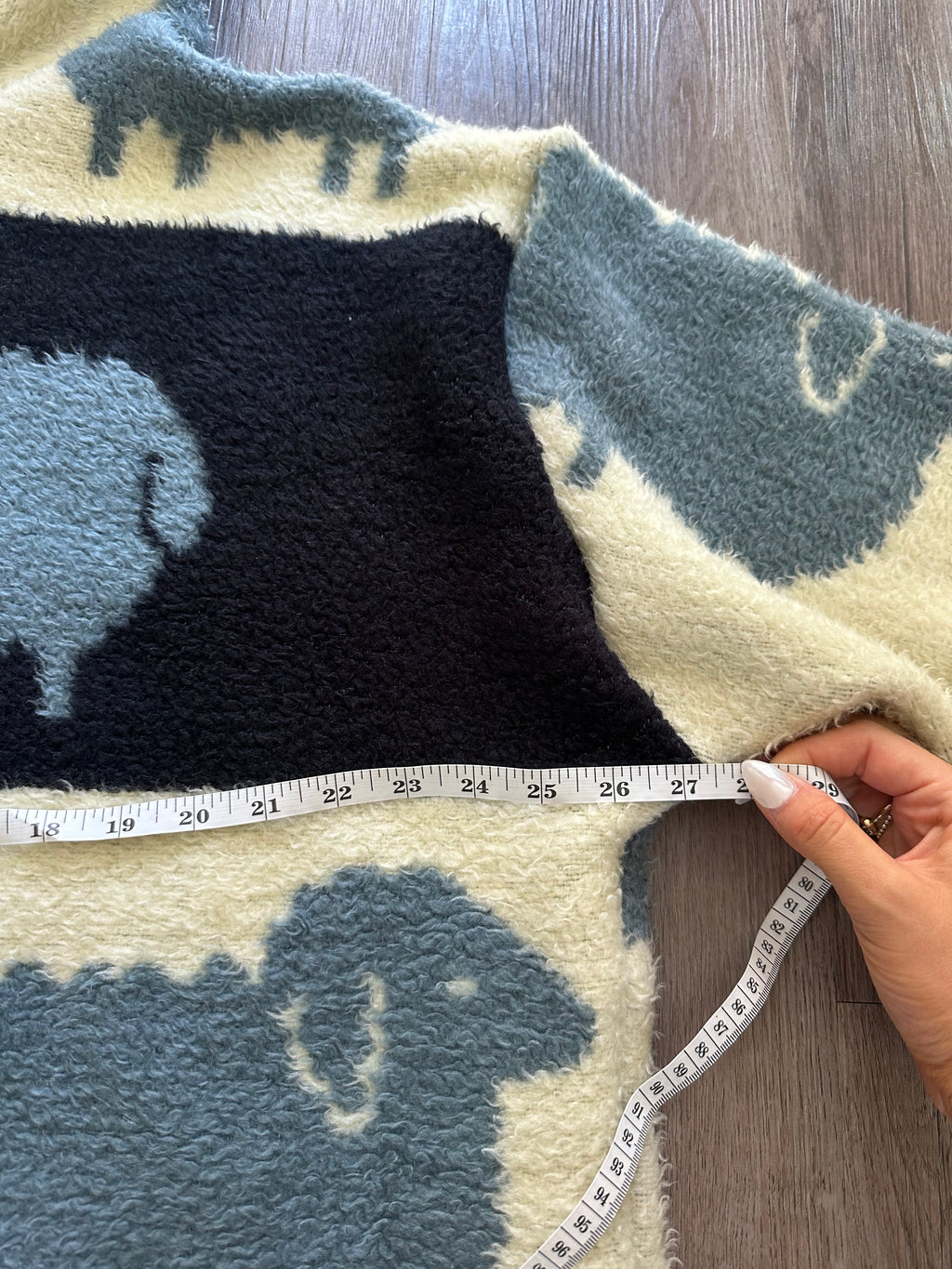 Handmade Sheep Blanket Hoodie
