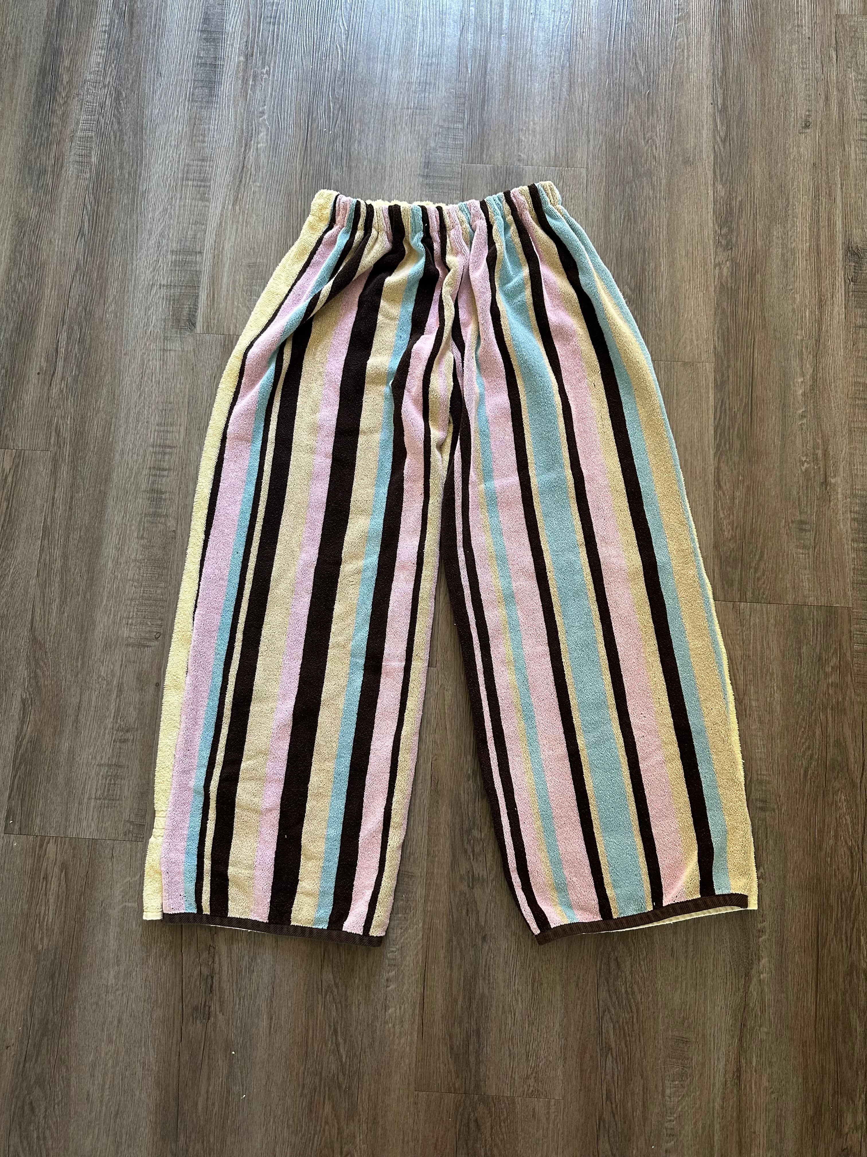 Handmade Beachy Towel Pants