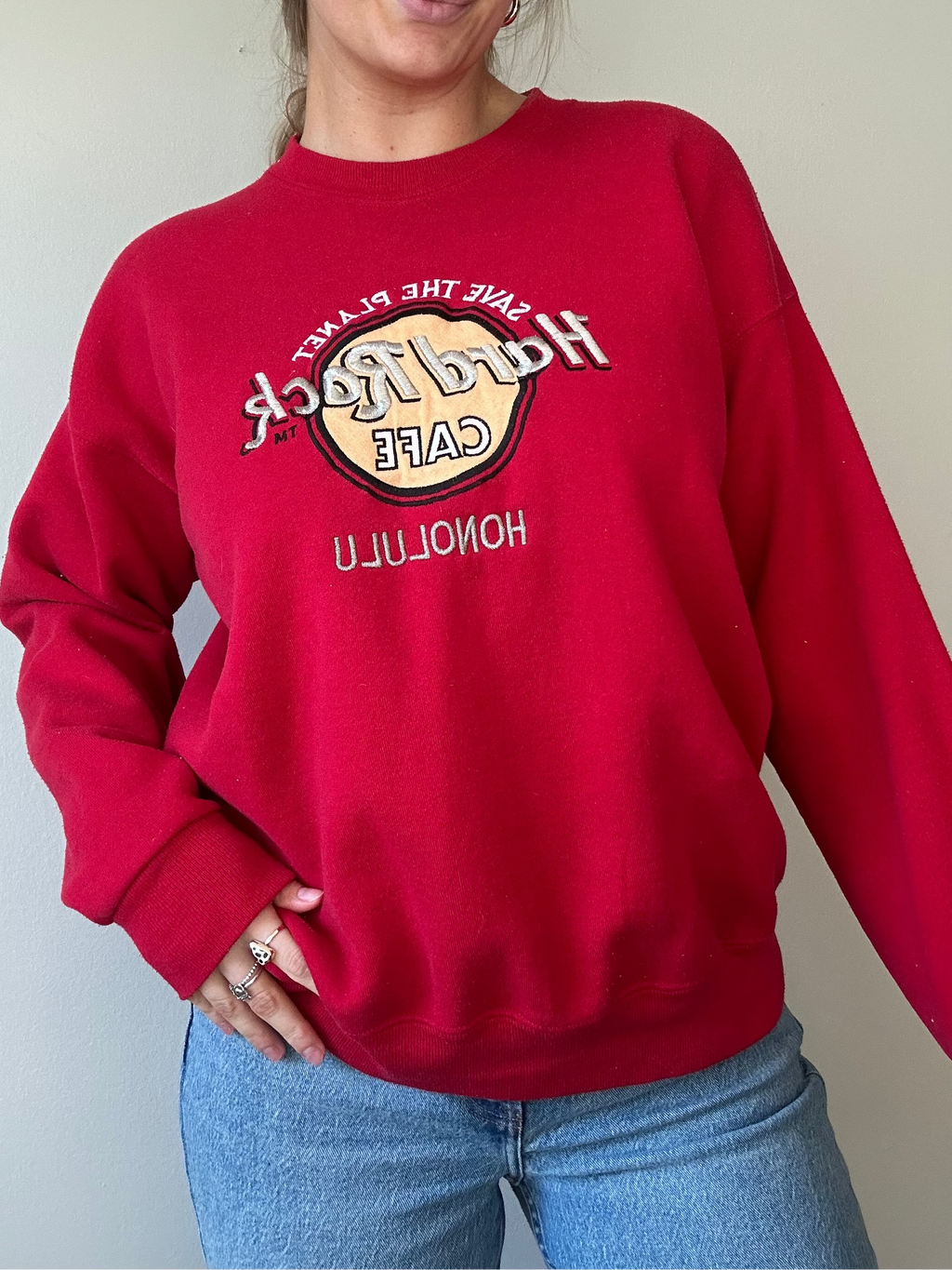 Hard Rock Cafe Crewneck Sweatshirt