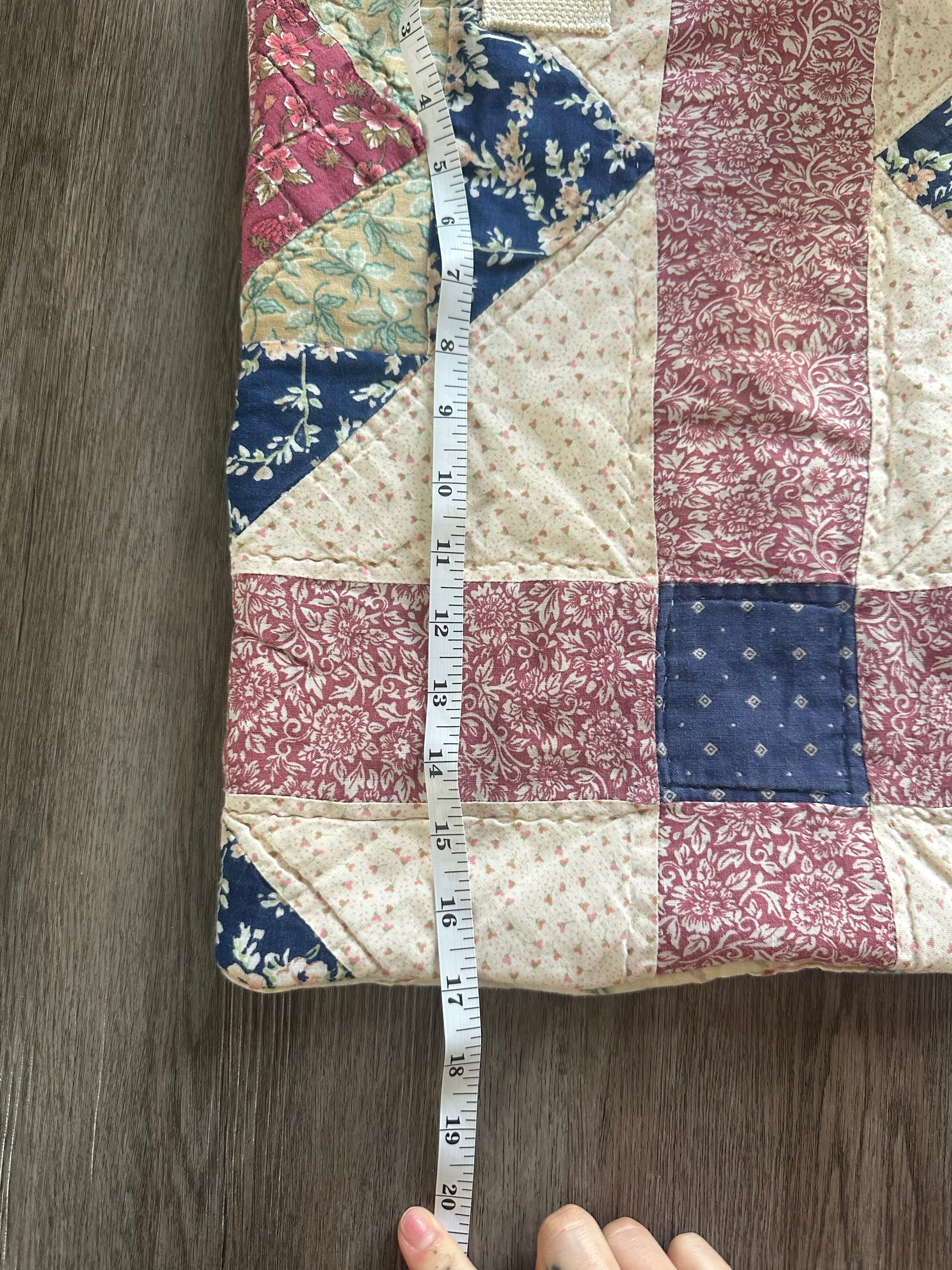 Quilted Handmade Tote Bag