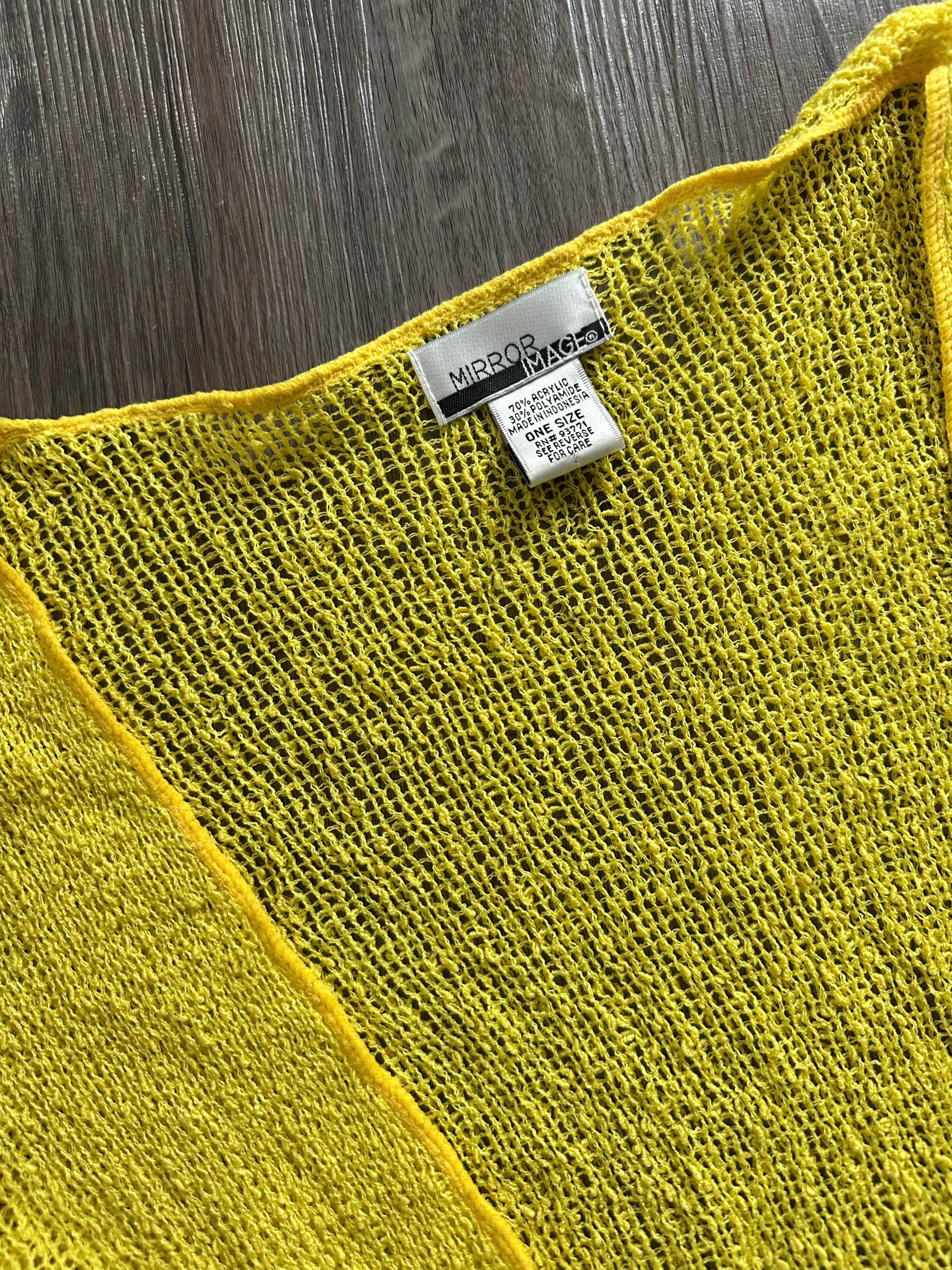 Vintage Yellow Cardigan