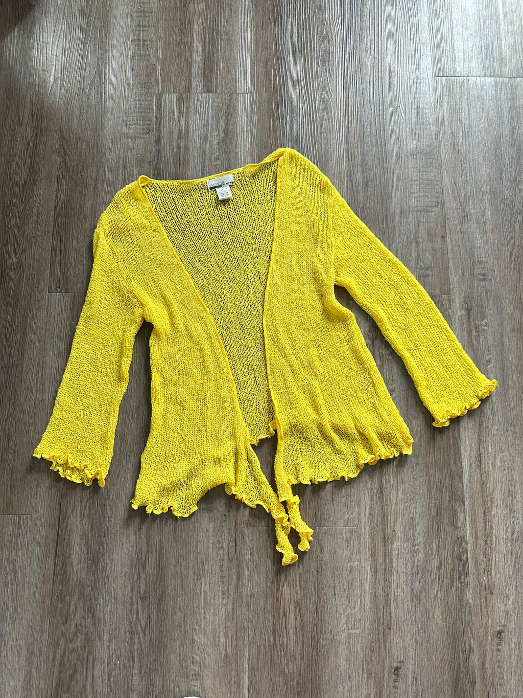 Vintage Yellow Cardigan