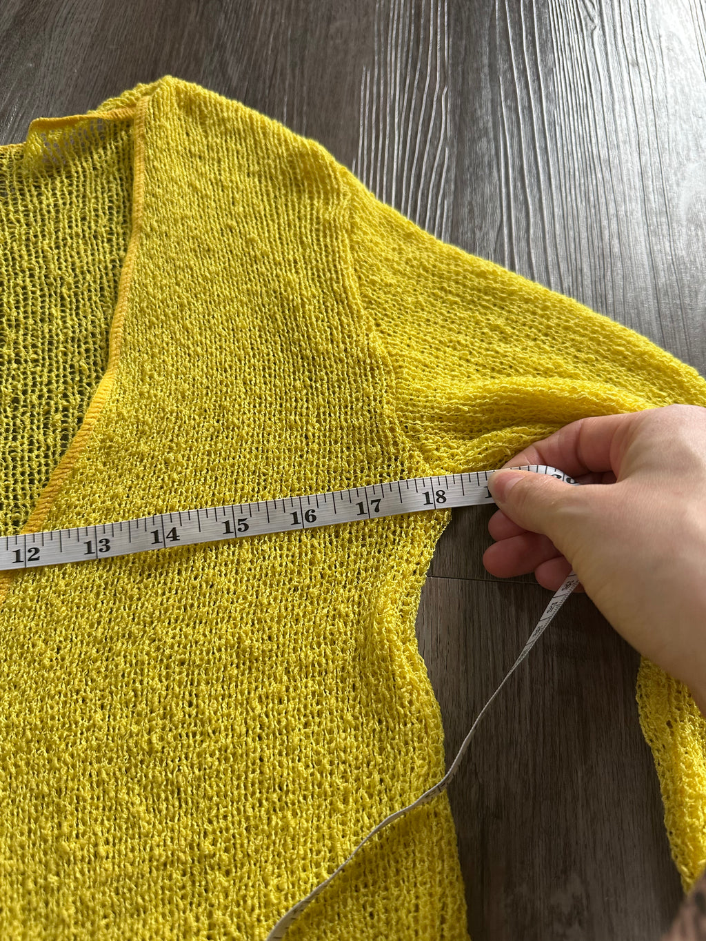 Vintage Yellow Cardigan
