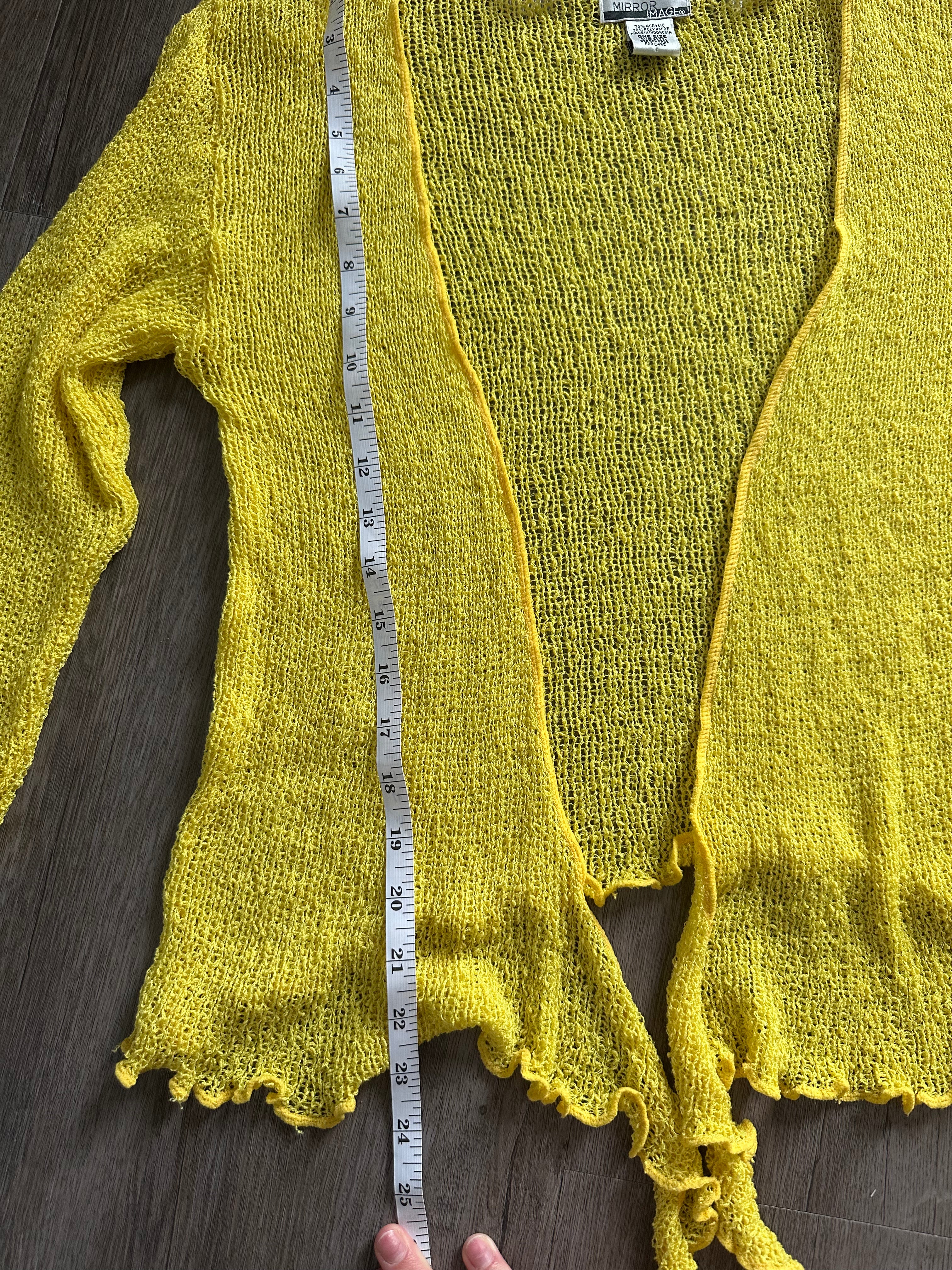 Vintage Yellow Cardigan