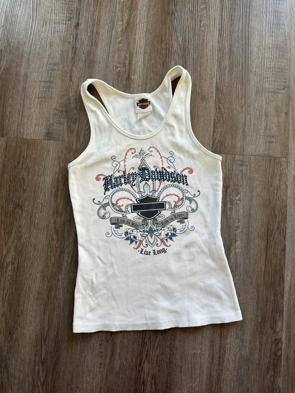 Harley Davidson Bedazzled Tank Top