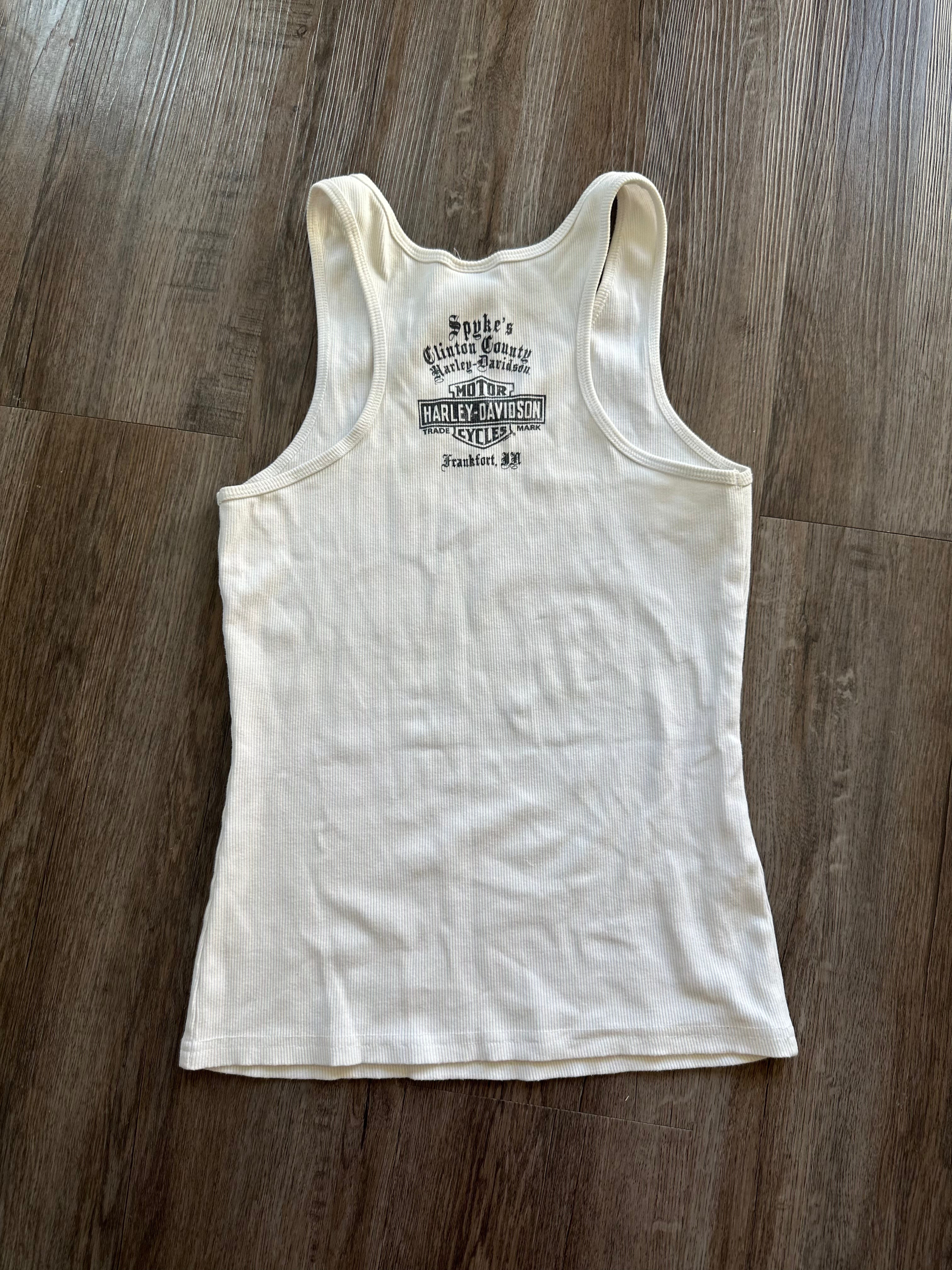 Harley Davidson Bedazzled Tank Top