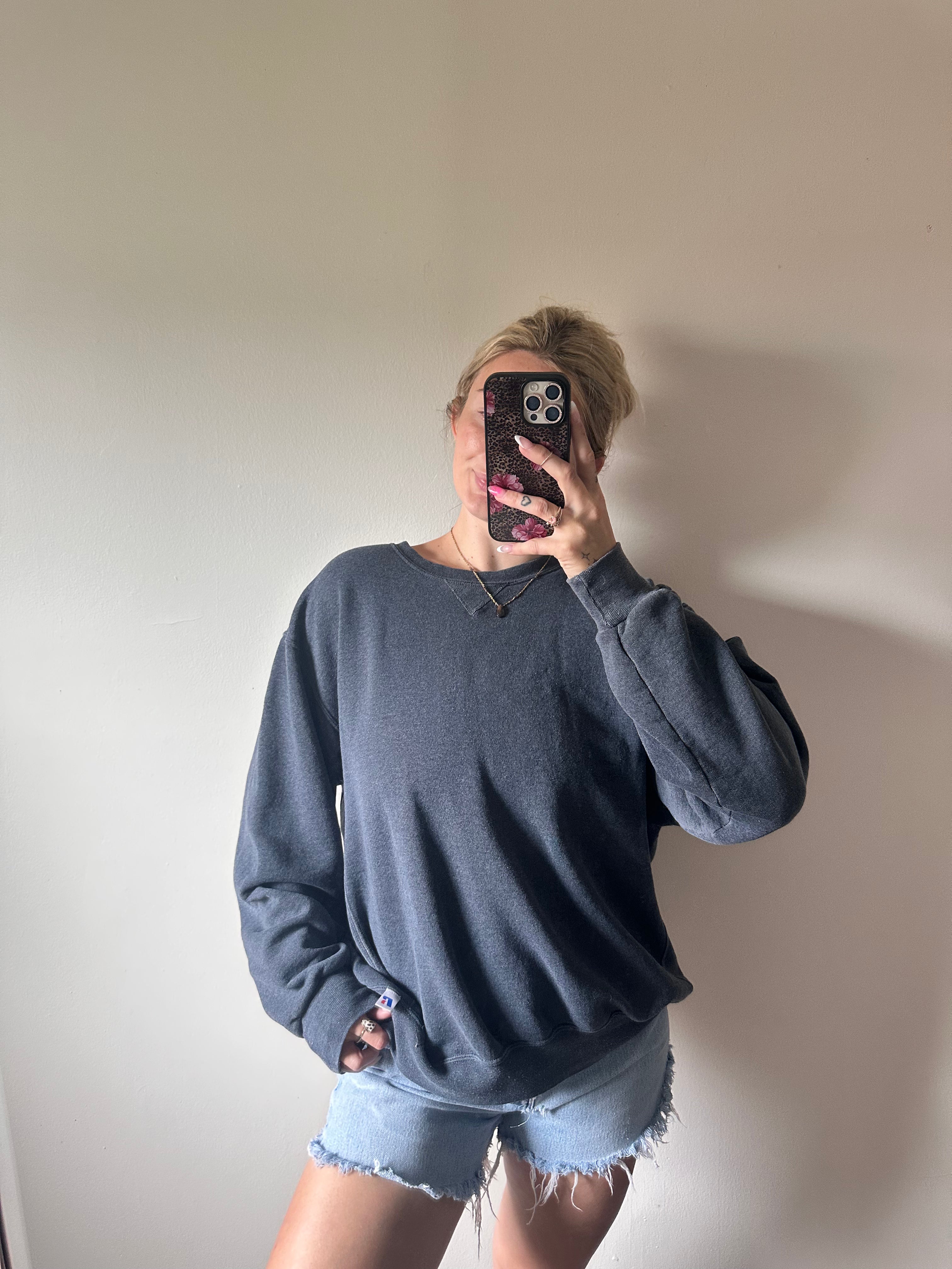 Russell Athletics Grey Crewneck