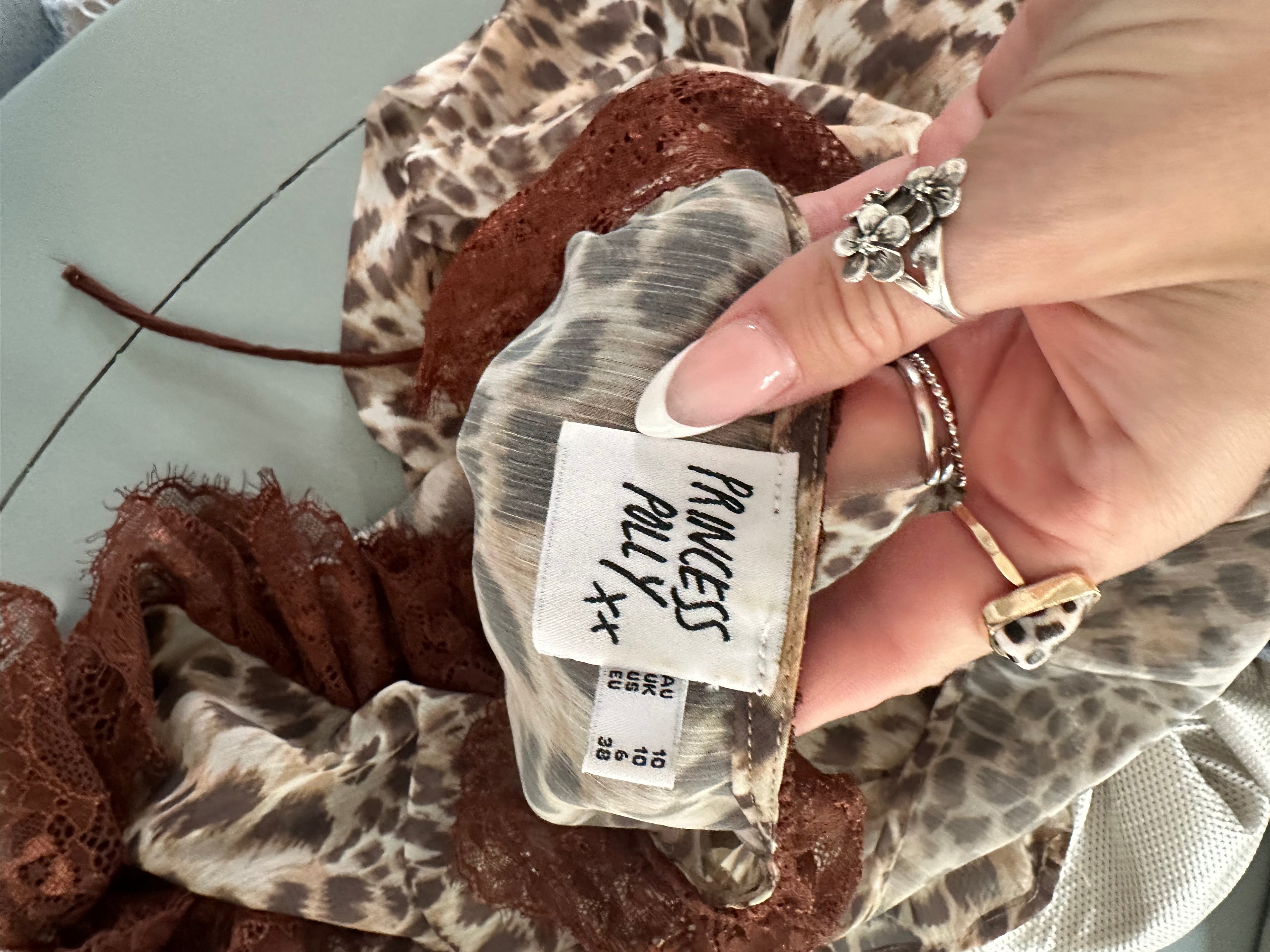 Princess Polly Cheetah Print Blouse