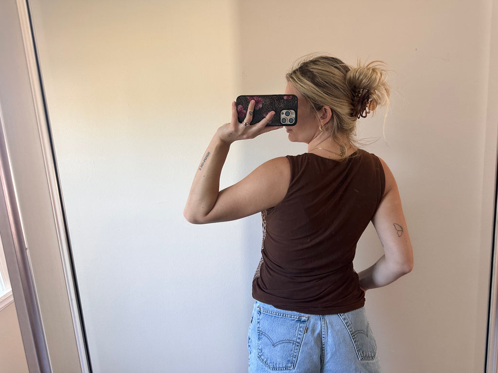 Cheetah Print Tank Top