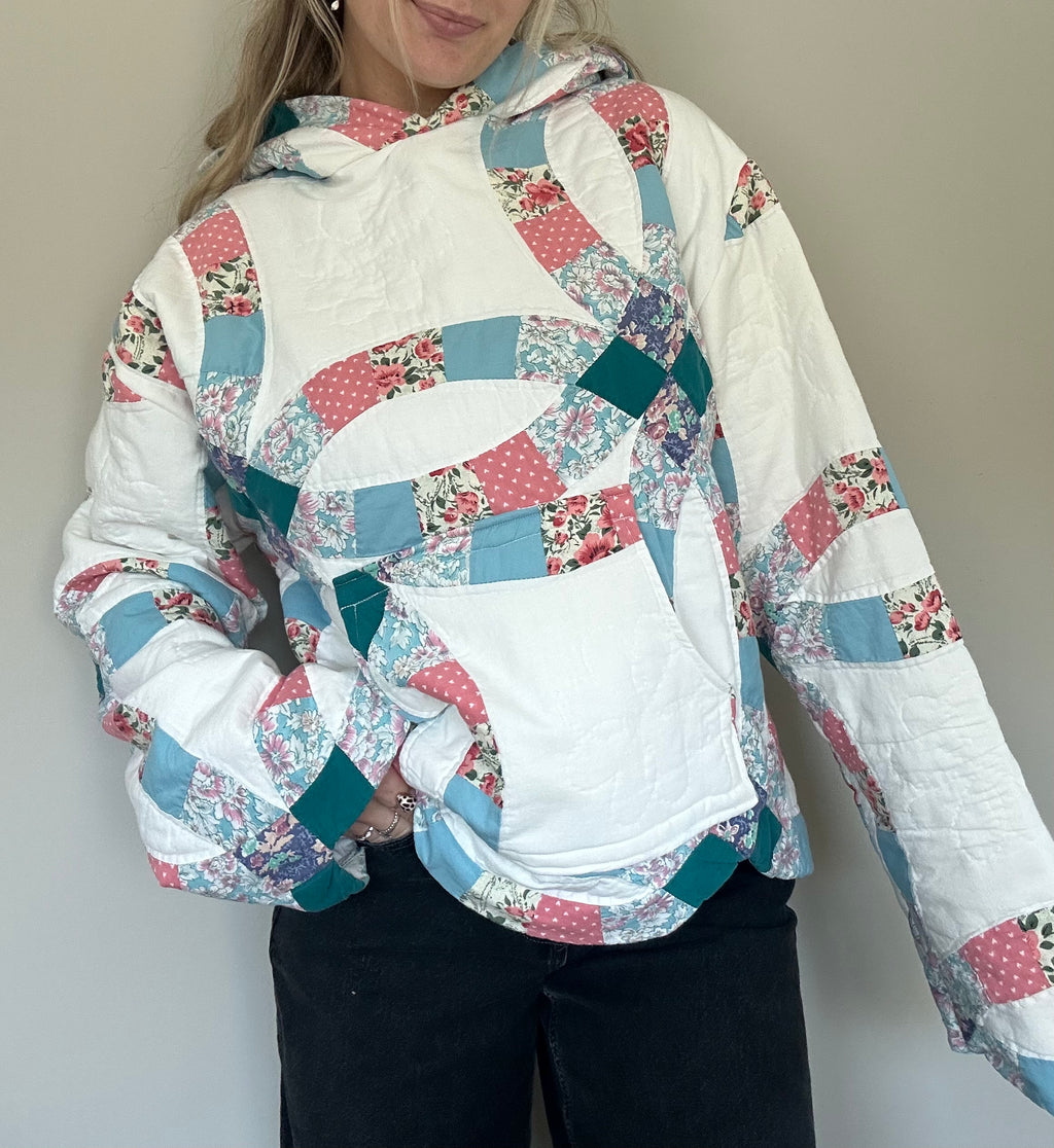 Handmade Quilted Hoodie