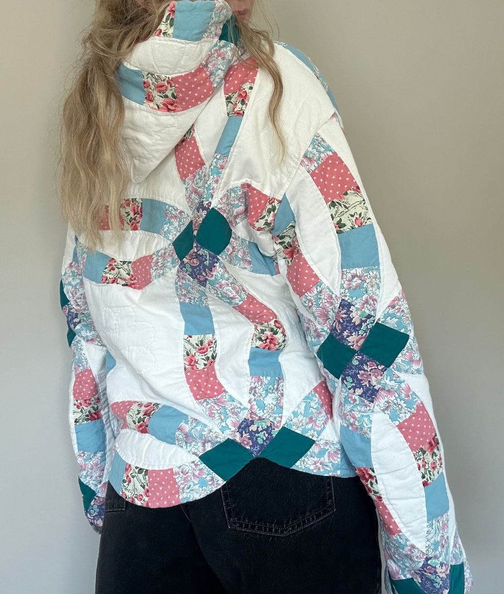 Handmade Quilted Hoodie