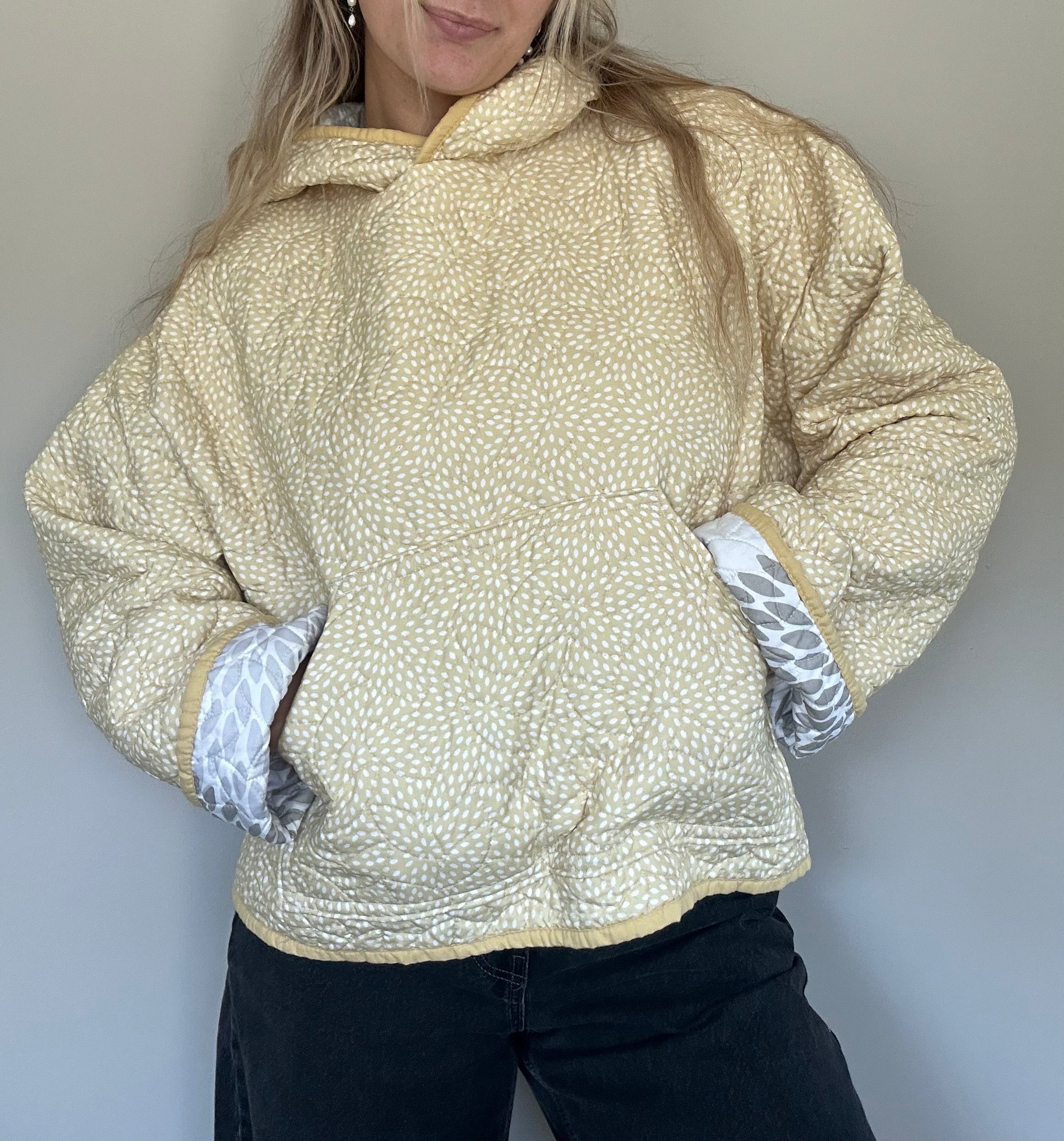 Handmade Quilted Hoodie