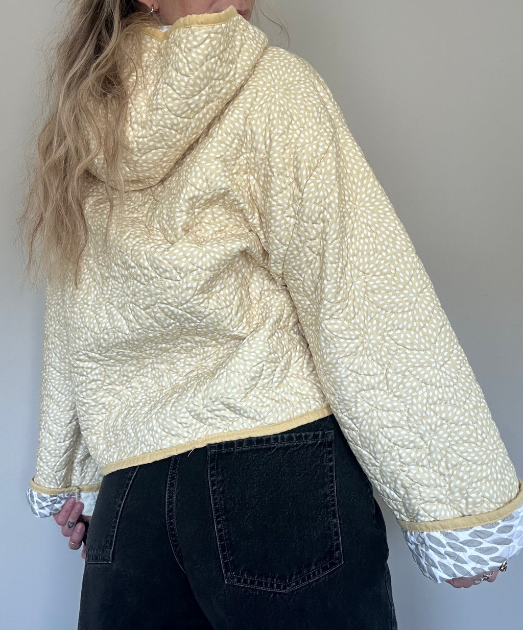 Handmade Quilted Hoodie