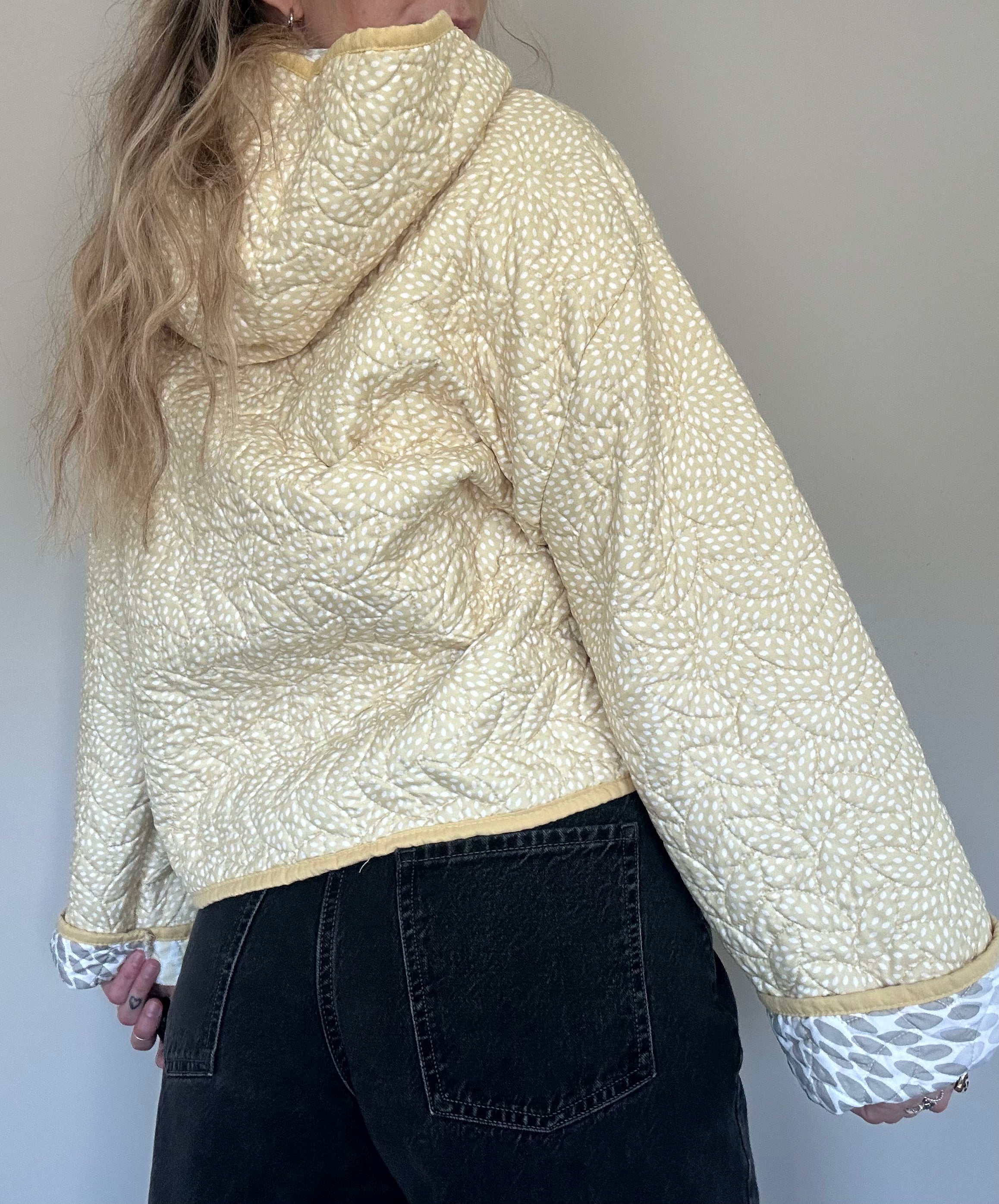 Handmade Quilted Hoodie
