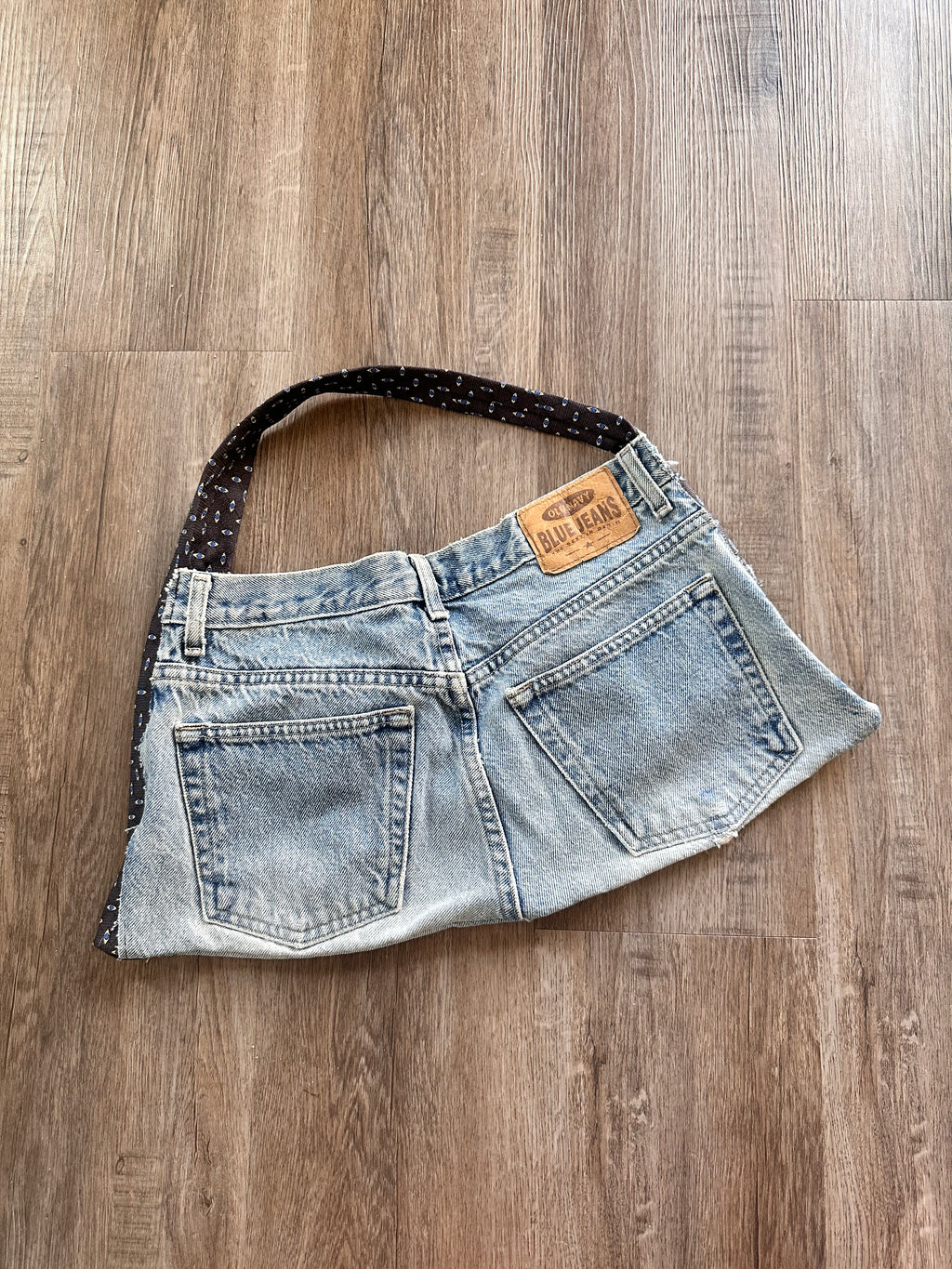 Reworked Denim Shoulder Bag