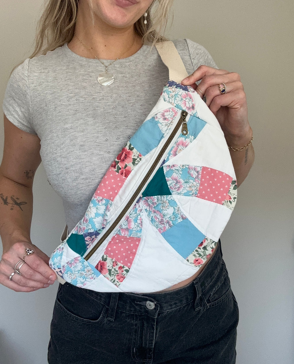 The Boho Quilted Belt Bag