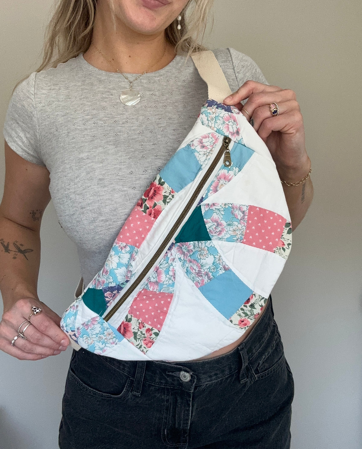 The Boho Quilted Belt Bag