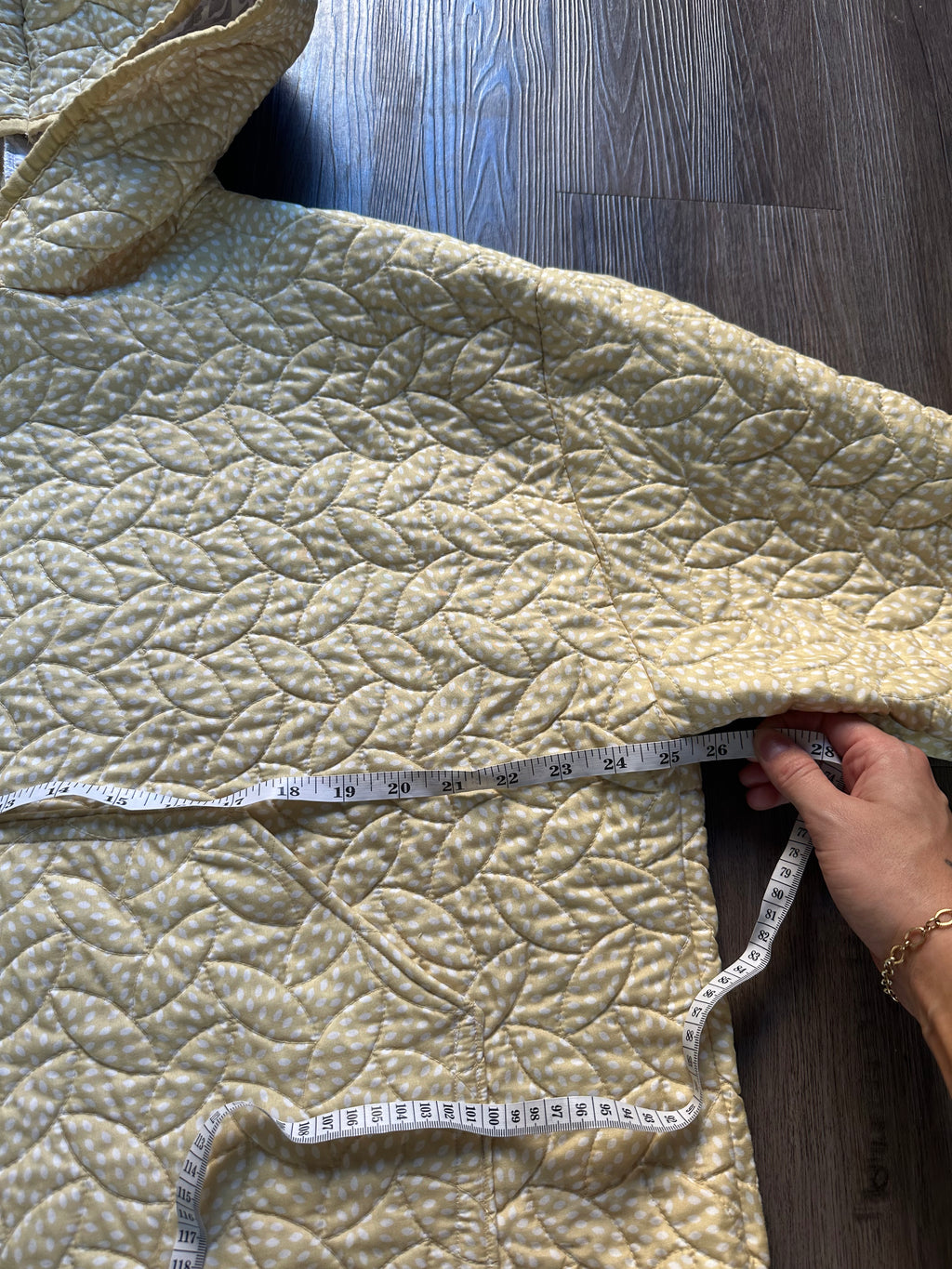 Handmade Quilted Hoodie