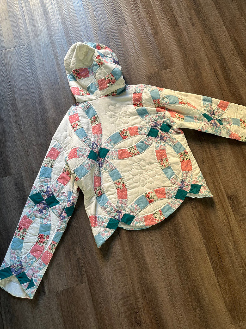 Handmade Quilted Hoodie