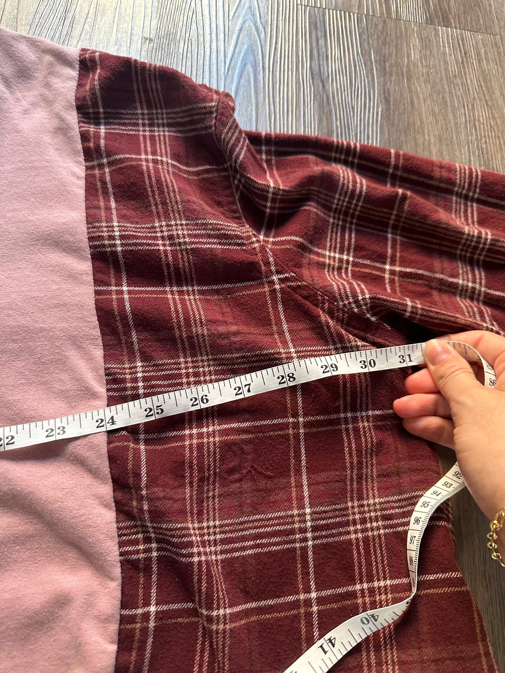 Purdue Upcycled Flannel Tee