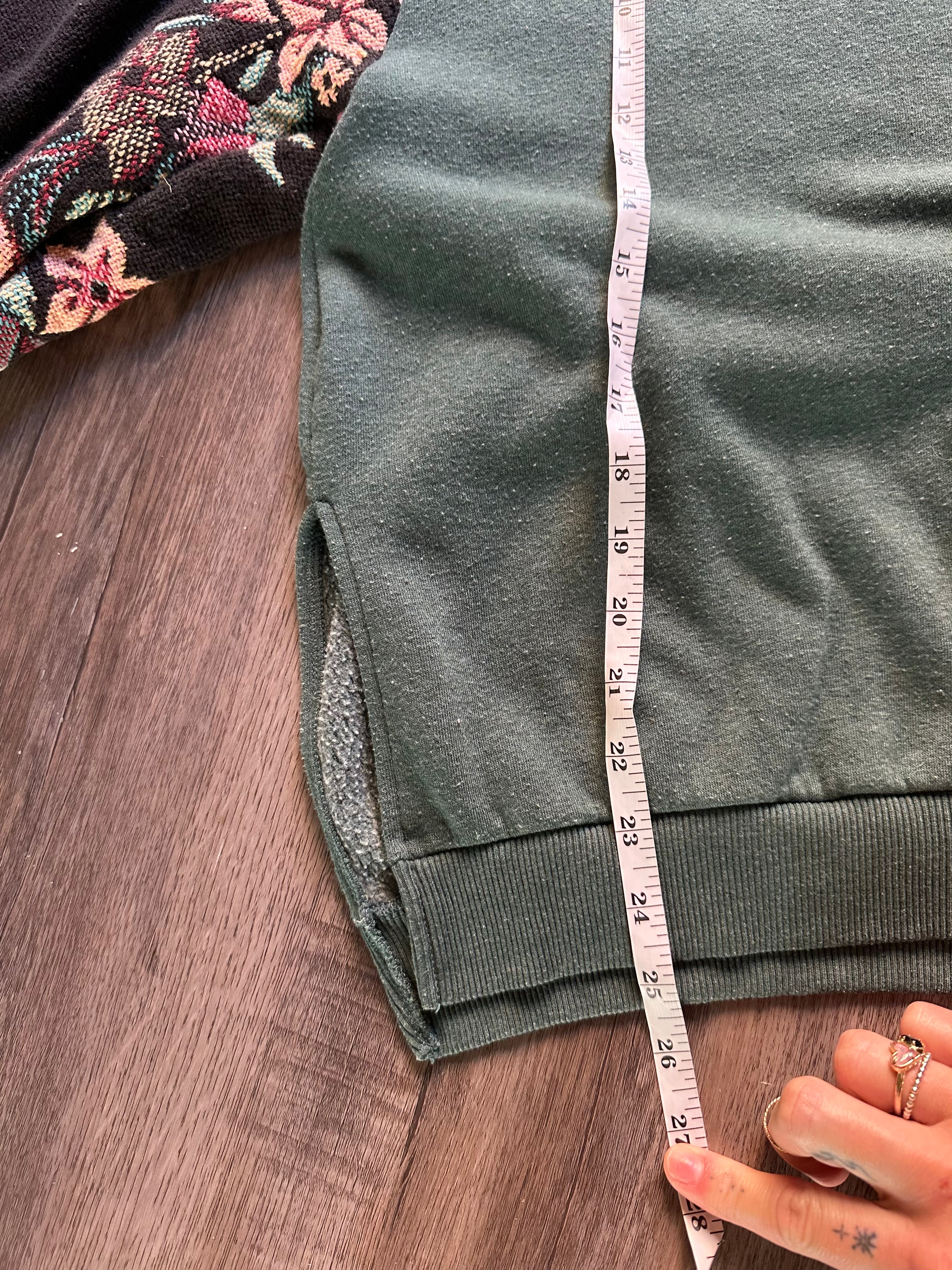 Upcycled Tapestry Sleeve Crewneck